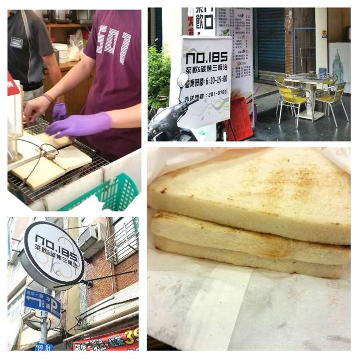 高雄越來越多碳烤三明治，雄商旁的早餐店，賣著...