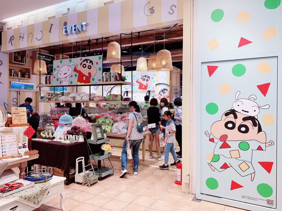 (高雄生活)日本「蠟筆小新專賣店」 首到高雄漢神巨蛋跟大家玩睡衣趴！
