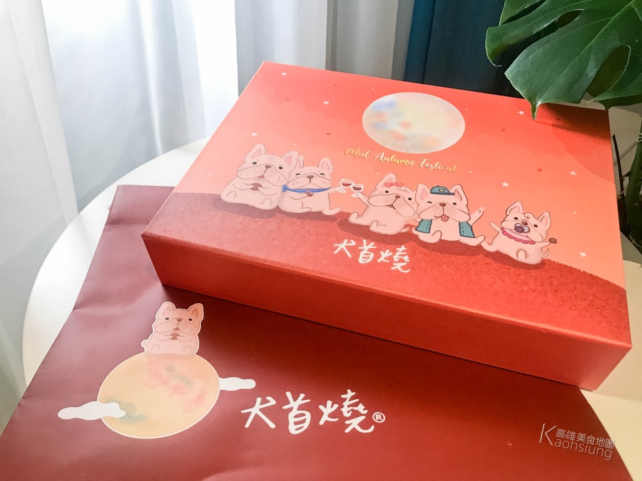 (台南)犬首燒雞蛋糕-法鬥月餅禮盒可愛無極限 五種口味包餡還有蝦米!!! 沒預訂還吃不到~