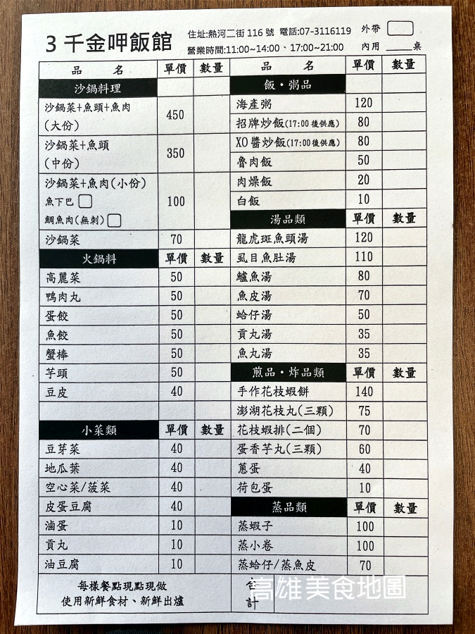 3千金呷飯館(高雄三民)