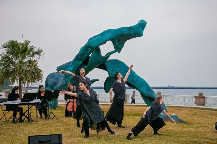 (高雄生活)西子灣公共藝術「海洋之舞」