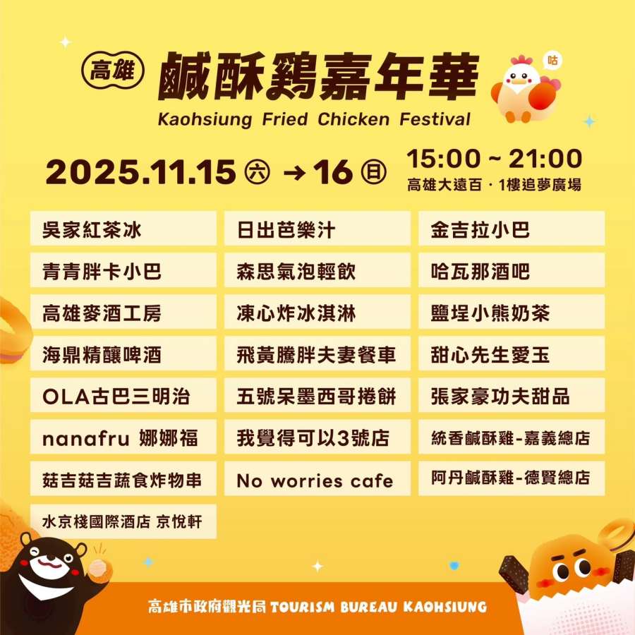 (高雄生活)2025高雄鹹酥雞嘉年華