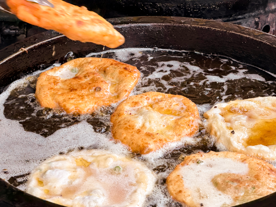 「高雄。左營區」鄭記蔥肉餅