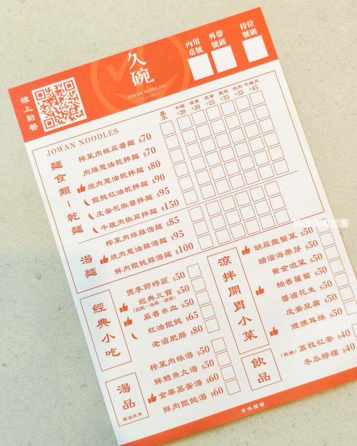 久碗台味麵舖(高雄楠梓)