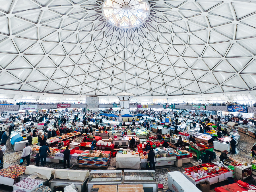 楚蘇市場 Chorsu Bazaar 塔什干市集 圓頂市場