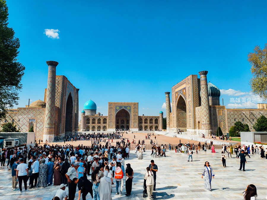 烏茲別克跟團怎麼玩？撒馬爾罕一日遊：雷吉斯坦廣場夜景、最美藍色走廊全攻略