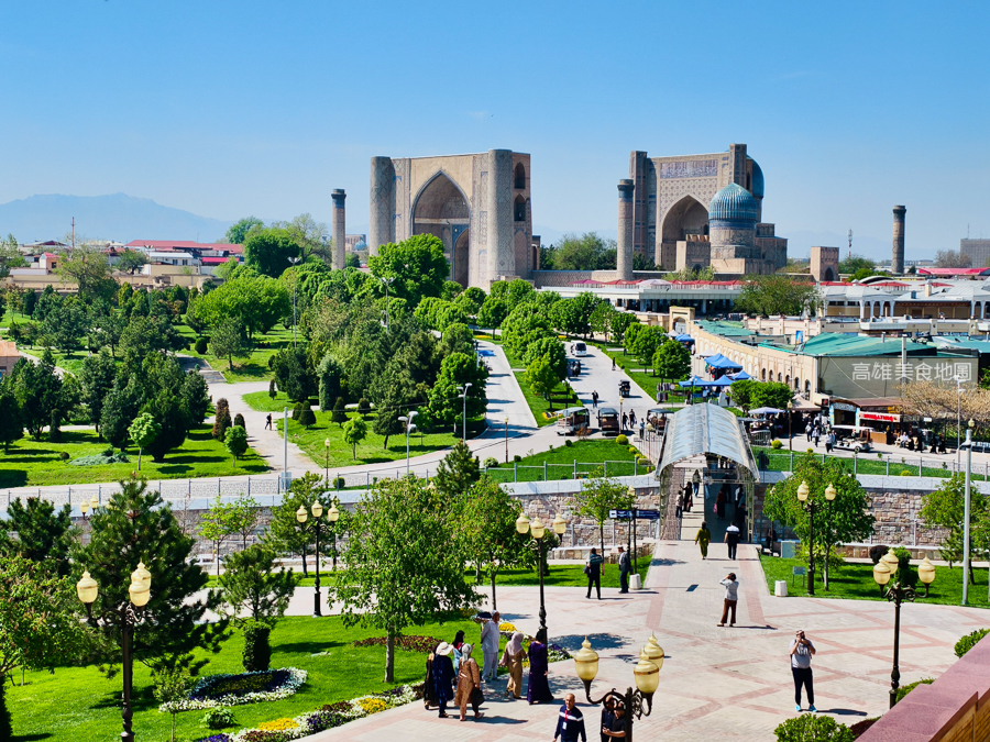 烏茲別克跟團怎麼玩？撒馬爾罕一日遊：雷吉斯坦廣場夜景、最美藍色走廊全攻略